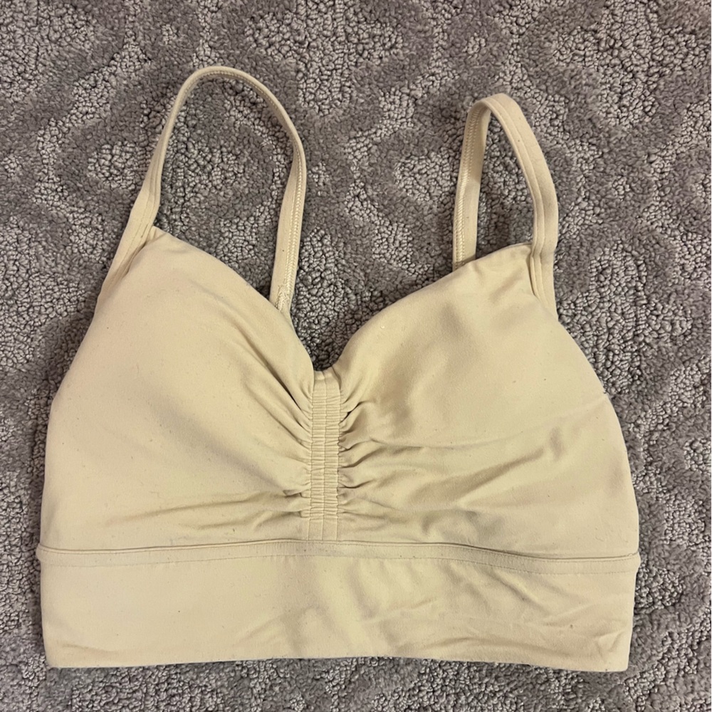 lululemon athletica Cream Crop Top - Picture 2 of 2